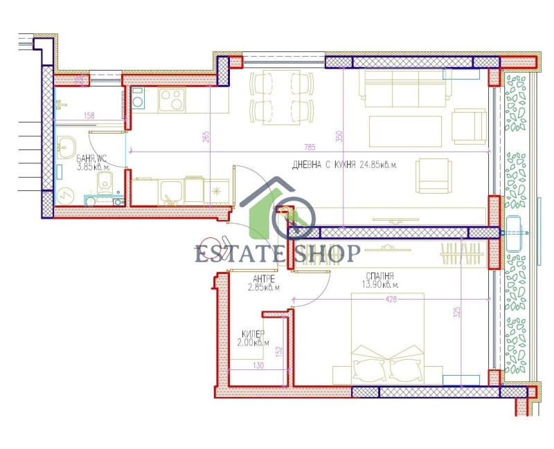 Продава 2-СТАЕН, гр. Пловдив, Христо Смирненски, снимка 7 - Апартаменти - 53520379