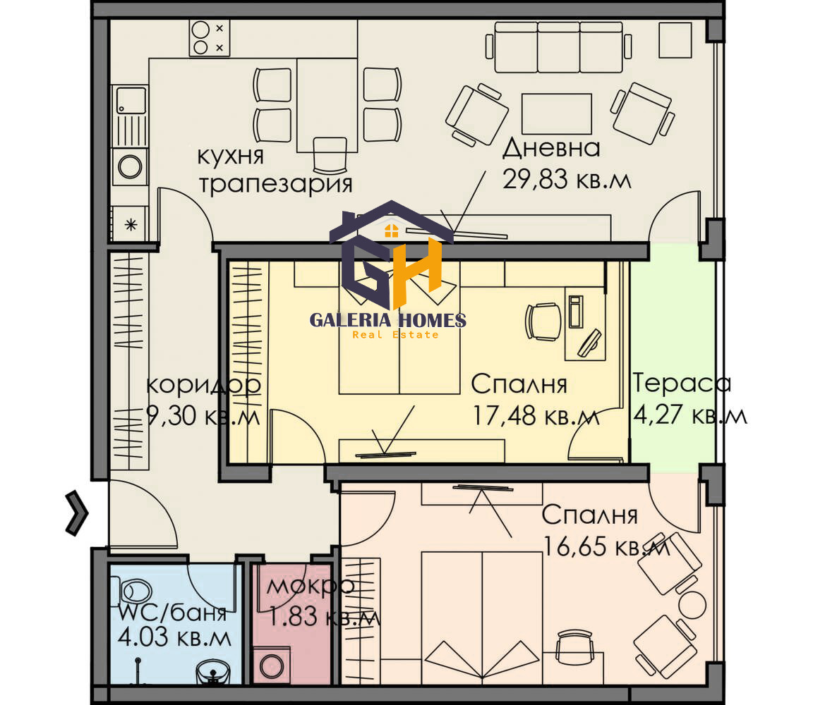 Продава 3-СТАЕН, гр. Бургас, Сарафово, снимка 11 - Апартаменти - 54146728