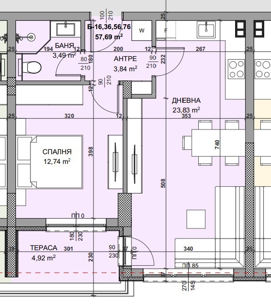 For Sale  1 bedroom Varna , Vladislav Varnenchik 1 , 66 sq.m | 90393241