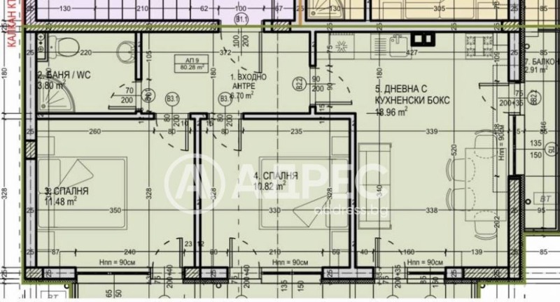 Te koop  2 slaapkamers Sofia , Ovtsja kupel , 107 m² | 42091584 - afbeelding [2]