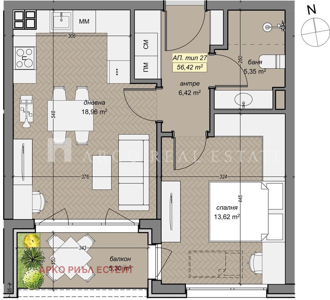 Продава 2-СТАЕН, гр. София, Левски Г, снимка 2 - Апартаменти - 53486417
