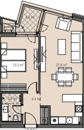 Продава 2-СТАЕН, гр. София, Манастирски ливади, снимка 5 - Апартаменти - 55393863