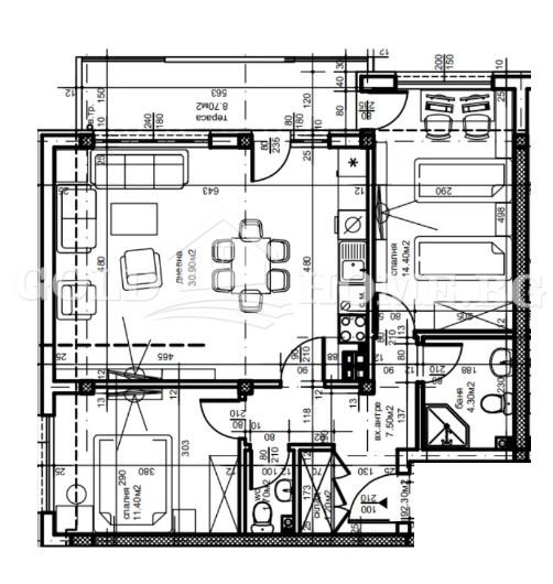 Till salu  2 sovrum Plovdiv , Ostromila , 110 kvm | 44715771 - bild [4]