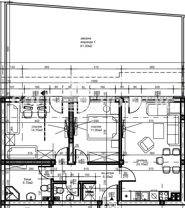 Zu verkaufen  2 Schlafzimmer Plowdiw , Ostromila , 110 qm | 44715771 - Bild [10]