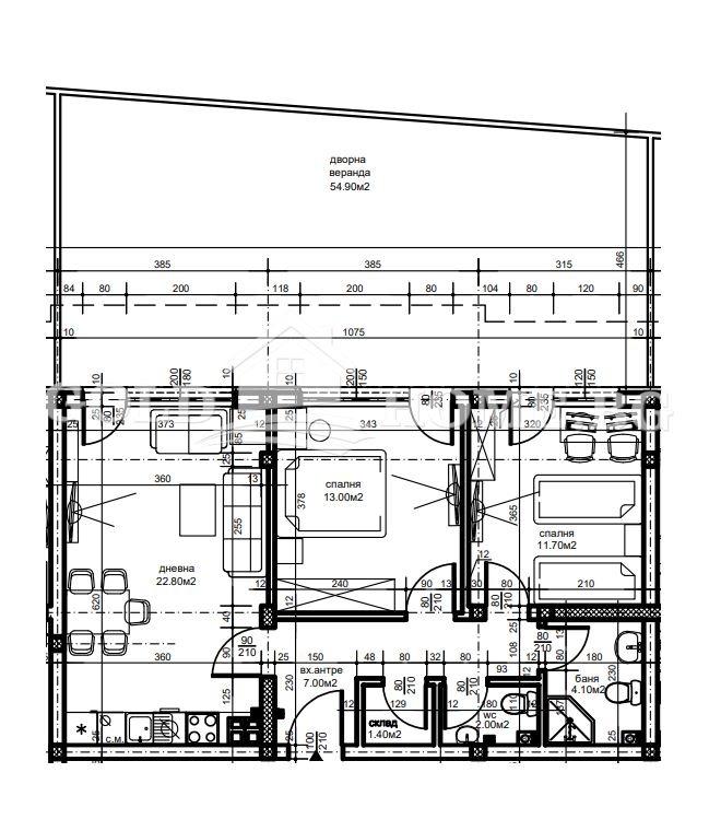 Till salu  2 sovrum Plovdiv , Ostromila , 110 kvm | 44715771 - bild [8]