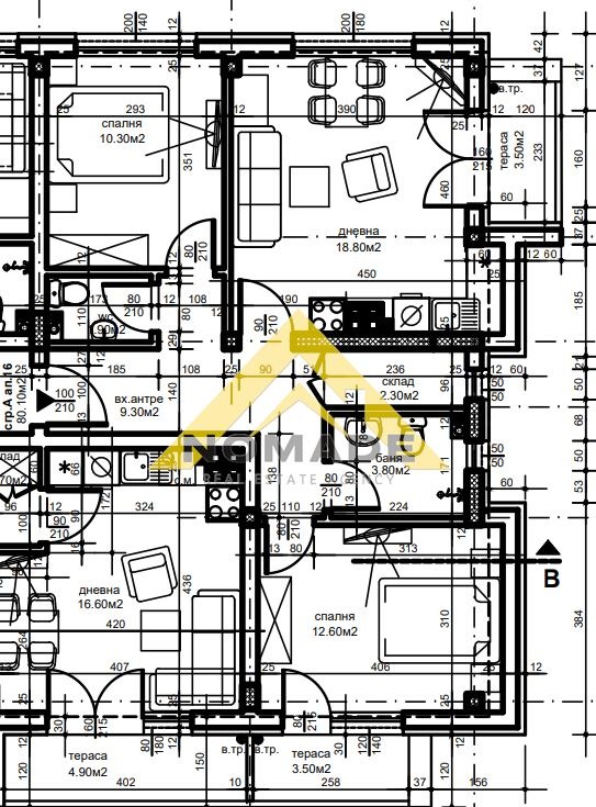 Продава  3-стаен град Пловдив , Христо Смирненски , 91 кв.м | 11242275 - изображение [6]