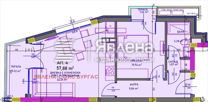 Til salg  1 soveværelse Burgas , Sarafovo , 70 kvm | 66502726