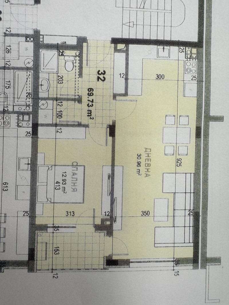 Na prodej  1 ložnice Stara Zagora , Samara 3 , 85 m2 | 56156000 - obraz [2]