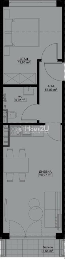Продава 2-СТАЕН, гр. София, Младост 3, снимка 5 - Апартаменти - 55085742