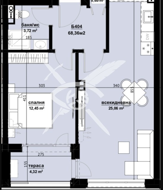 Продава 2-СТАЕН, гр. Бургас, Изгрев, снимка 2 - Aпартаменти - 48317764