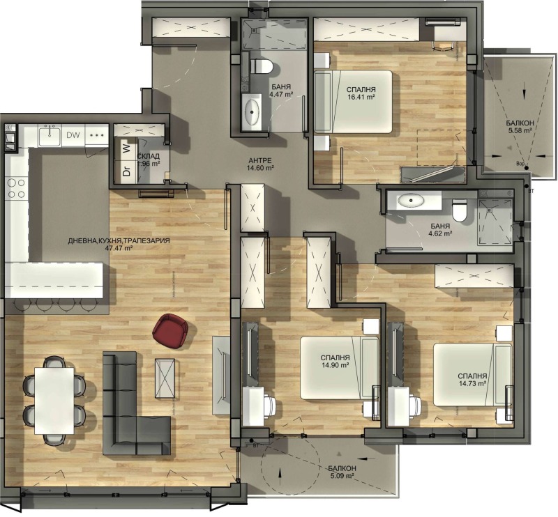 Продава 4-СТАЕН, град София, Драгалевци • 455000 € / 889902.65 лв. • 80999704 1