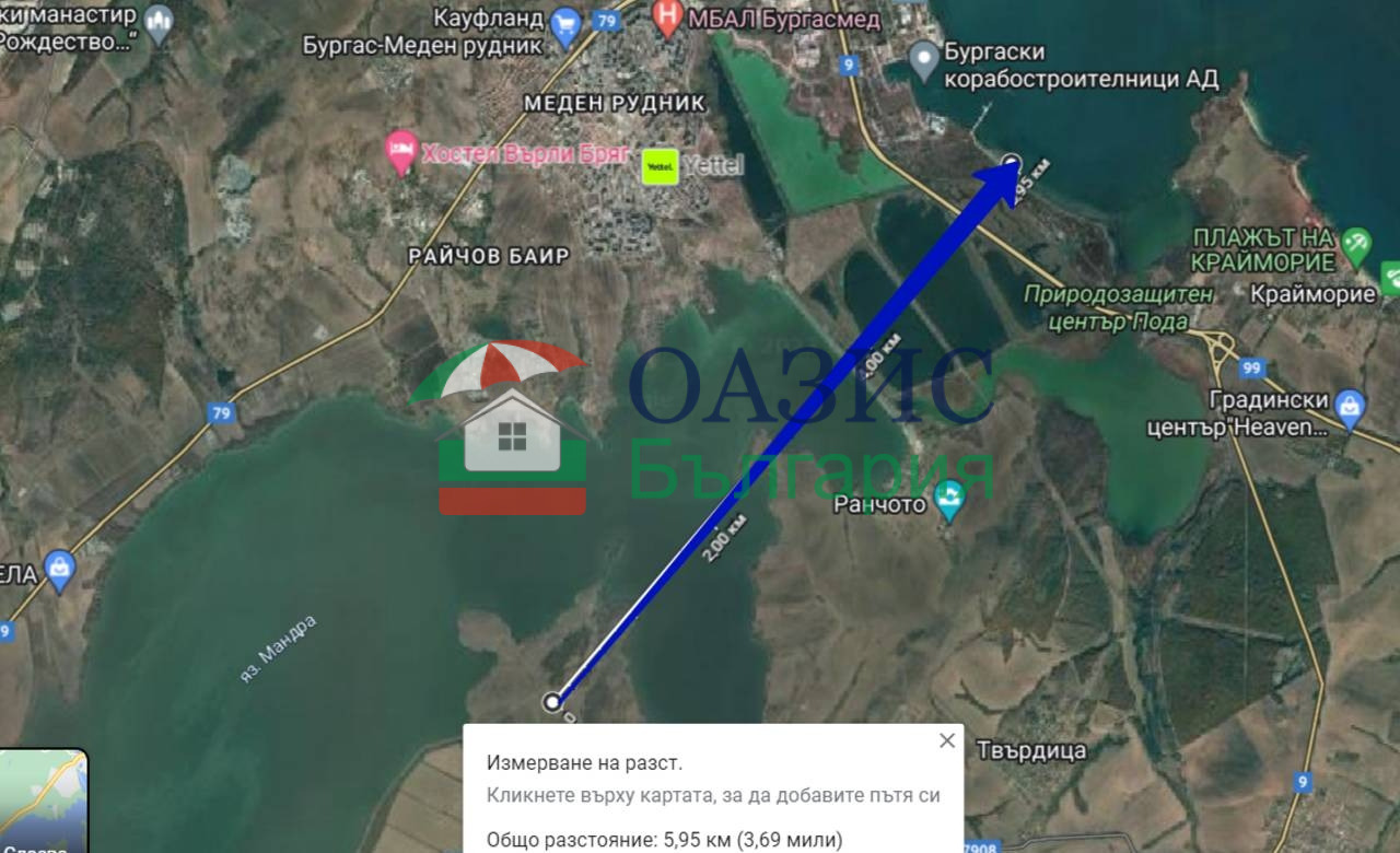 Продава ПАРЦЕЛ, гр. Бургас, с. Димчево, снимка 14 - Парцели - 46992745