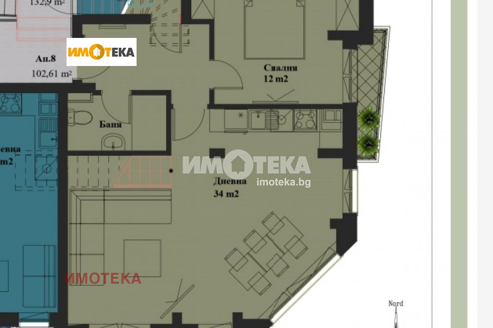 Продава 3-СТАЕН, гр. София, Банишора, снимка 2 - Апартаменти - 45841195