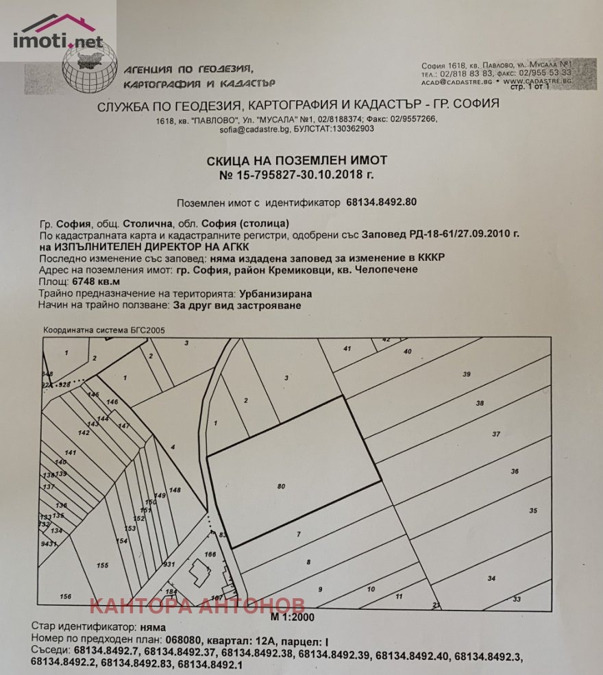 Продава ПАРЦЕЛ | Imot.bg — изображение 1