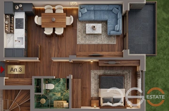 Продава 2-СТАЕН, гр. Варна, Аспарухово, снимка 4 - Апартаменти - 54200604