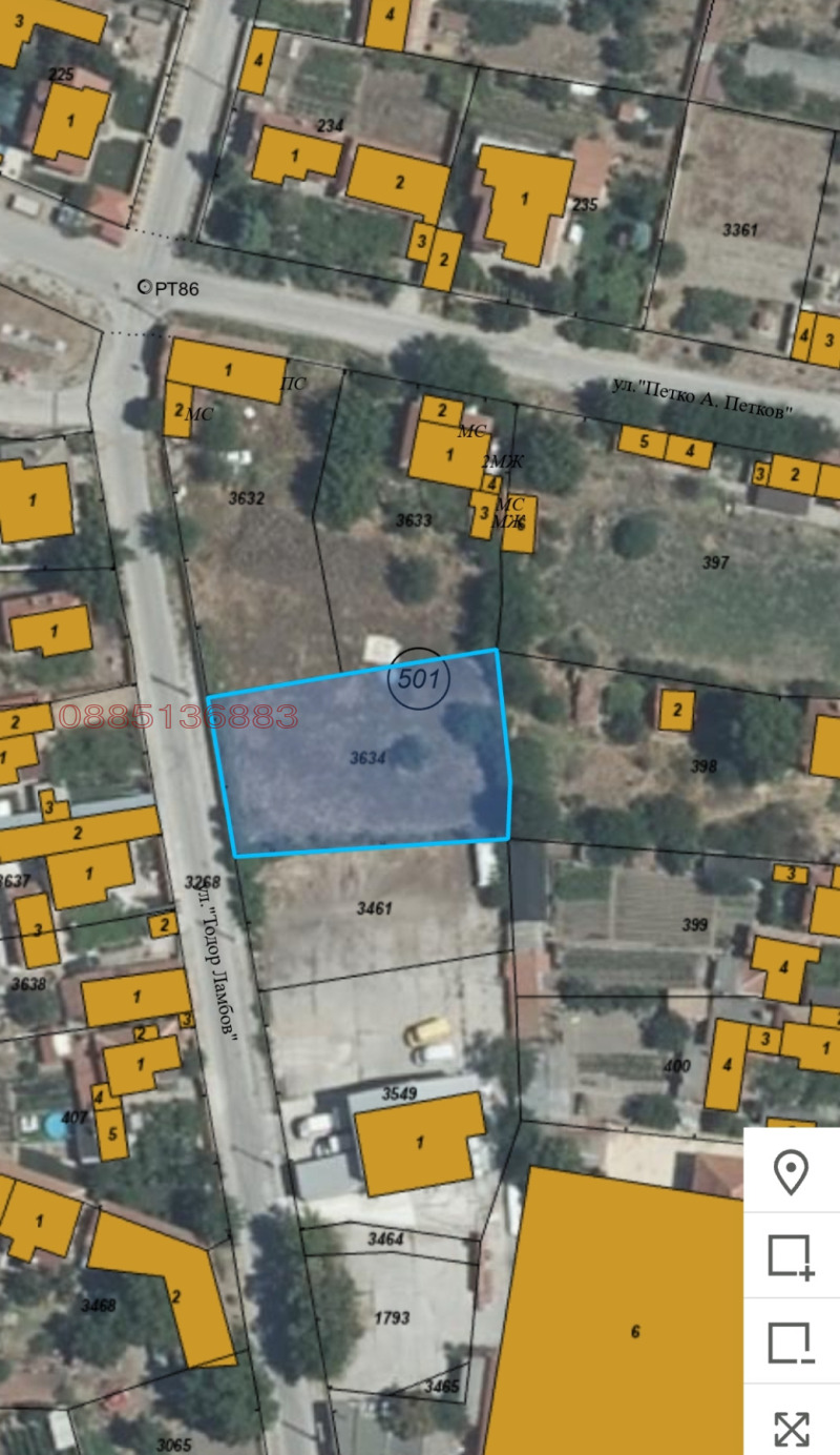Продава ПАРЦЕЛ в област Пловдив, с. Цалапица - 1040 кв.м / 74 999 € » 146 685.29 лв.