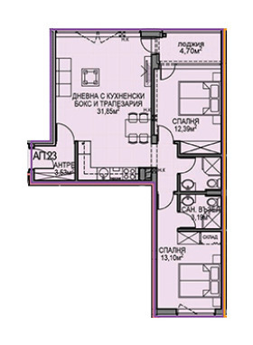 Продава 3-СТАЕН, гр. София, Обеля 2, снимка 3 - Апартаменти - 56023027
