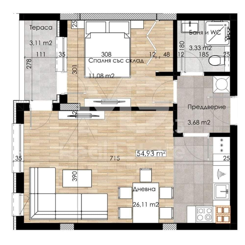 For Sale  1 bedroom Plovdiv , Ostromila , 79 sq.m | 18407889 - image [4]