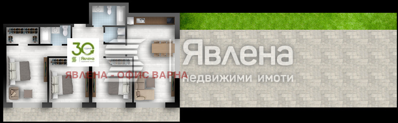 Продава 4-СТАЕН, гр. Варна, к.к. Св.Св. Константин и Елена, снимка 2 - Апартаменти - 53625199