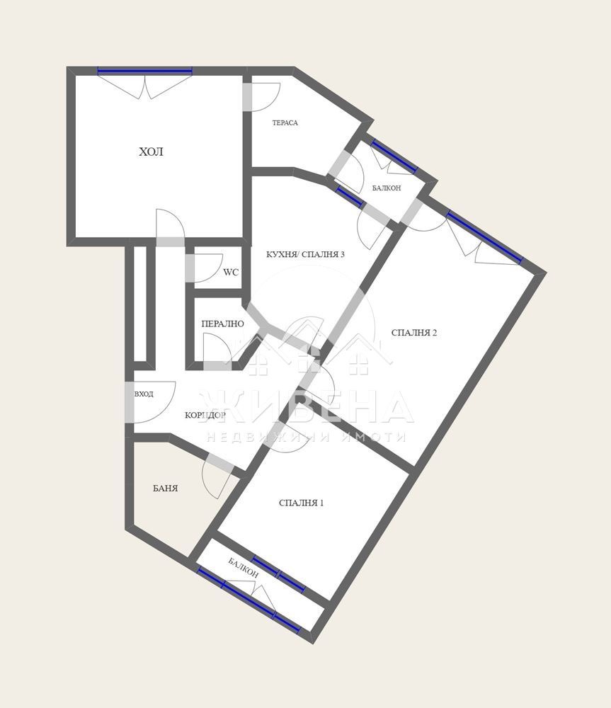 Продава 3-СТАЕН, гр. Варна, Конфуто, снимка 2 - Апартаменти - 52410811