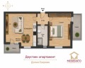 Продава  2-стаен град Бургас , Долно Езерово , 58 кв.м | 42964954 - изображение [11]