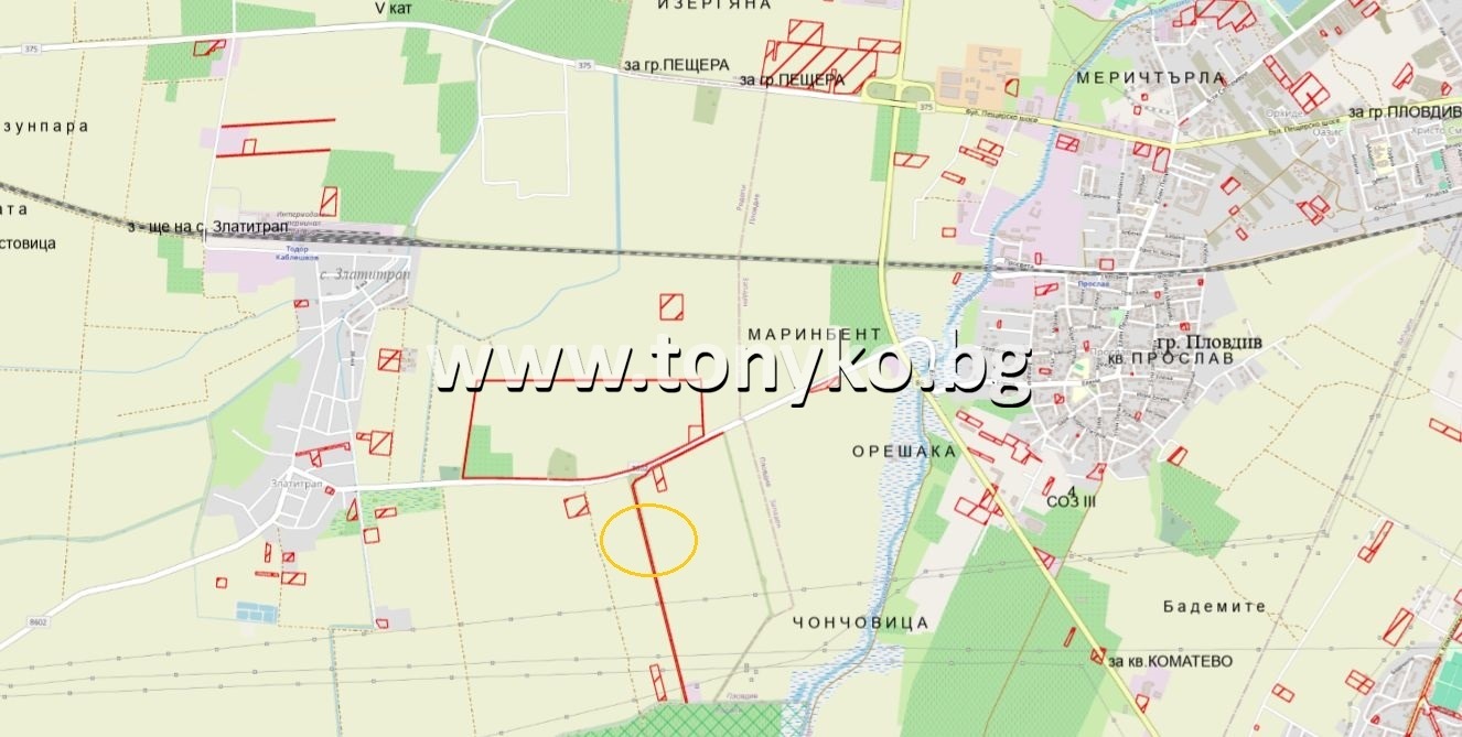 Продава ПАРЦЕЛ, с. Брестовица, област Пловдив