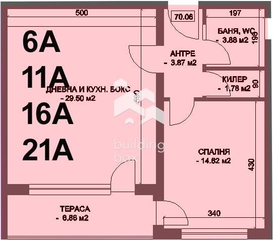 Продава 2-СТАЕН, гр. Пловдив, Коматево, снимка 2 - Апартаменти - 56683216