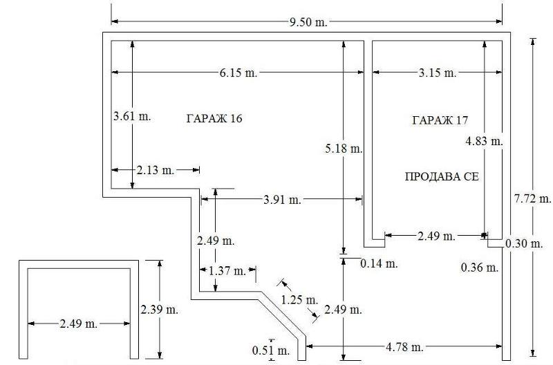 Продава ГАРАЖ, ПАРКОМЯСТО, гр. Созопол, област Бургас, снимка 3 - Гаражи и паркоместа - 52786553
