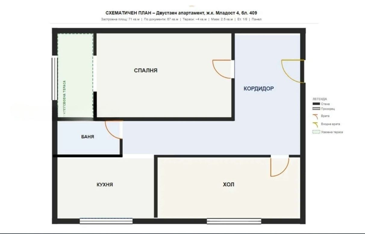 Продава 2-СТАЕН, гр. София, Младост 4, снимка 13 - Апартаменти - 55741007