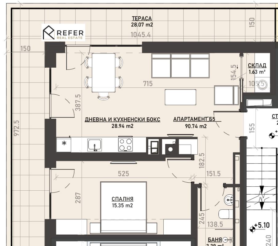 Продава 2-СТАЕН, гр. София, Бояна, снимка 3 - Апартаменти - 55987093