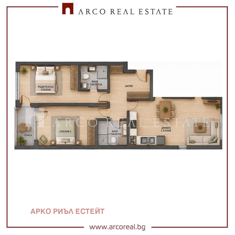 Продава 3-СТАЕН, гр. София, Малинова долина, снимка 2 - Апартаменти - 55326826