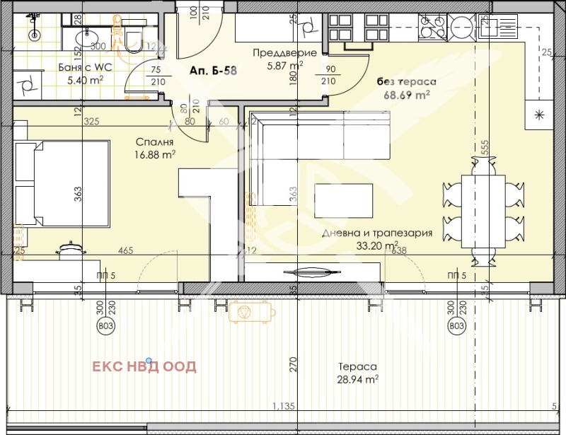 À vendre  1 chambre Plovdiv , Karchiyaka , 115 m² | 89106781