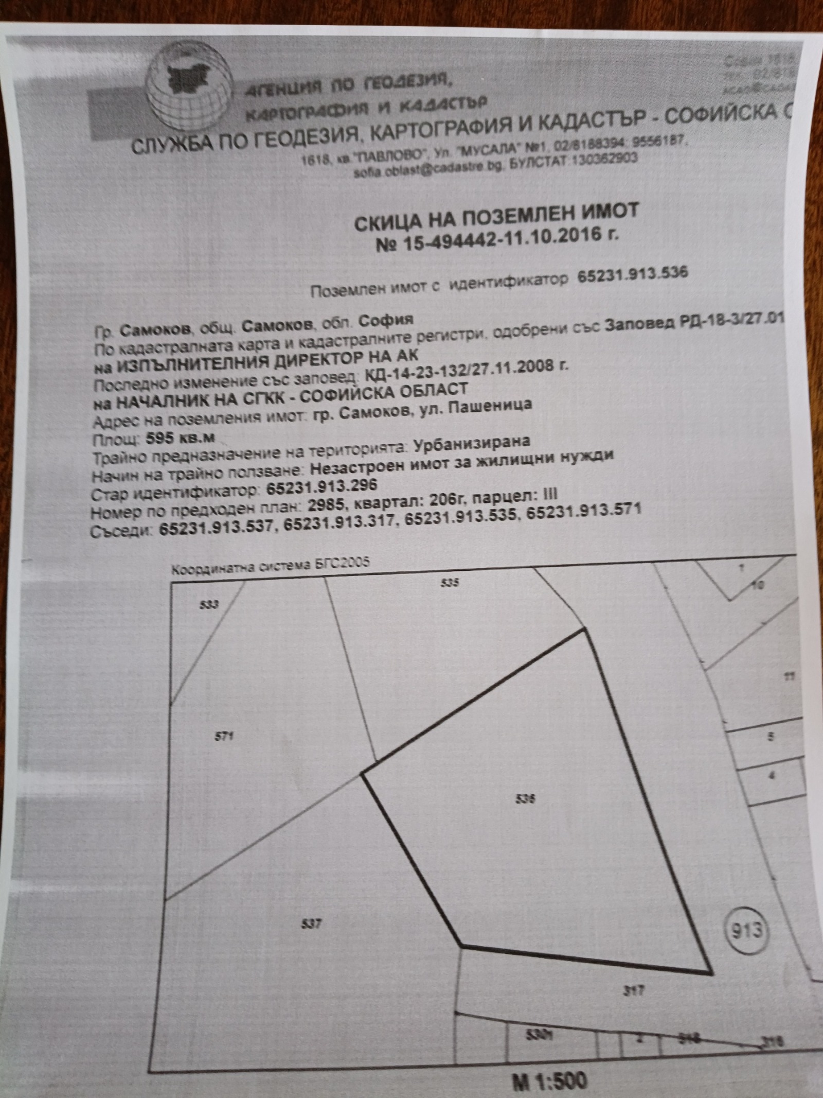 Продава ПАРЦЕЛ, гр. Самоков, област София област