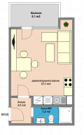Продава 1-СТАЕН, град София, Малинова долина • 121000 € • 24140461 — Holmes.bg