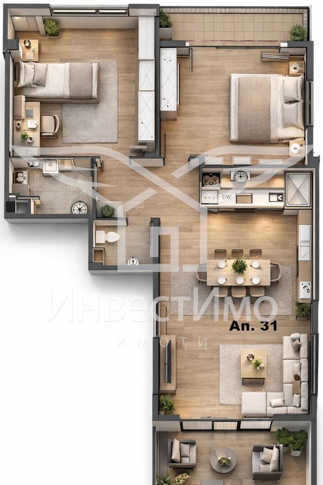 Продава 3-СТАЕН, гр. София, Карпузица