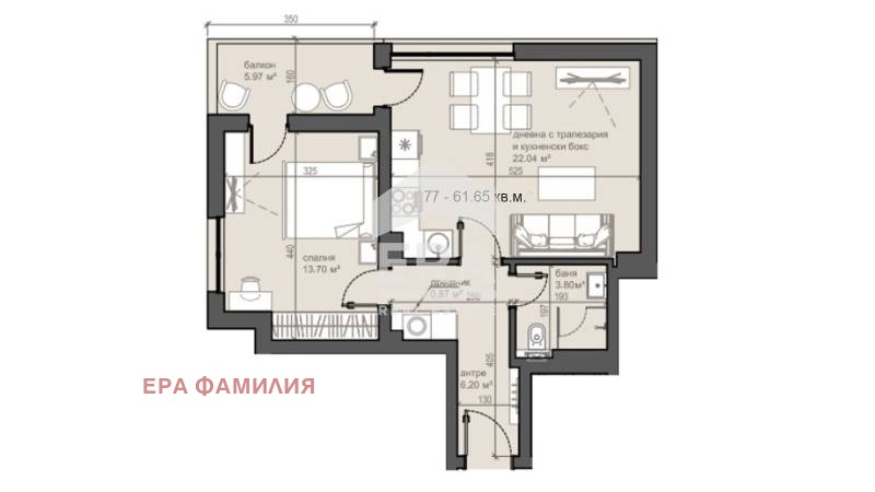 In vendita  1 camera da letto Sofia , Liulin 6 , 68 mq | 27323582 - Immagine [8]