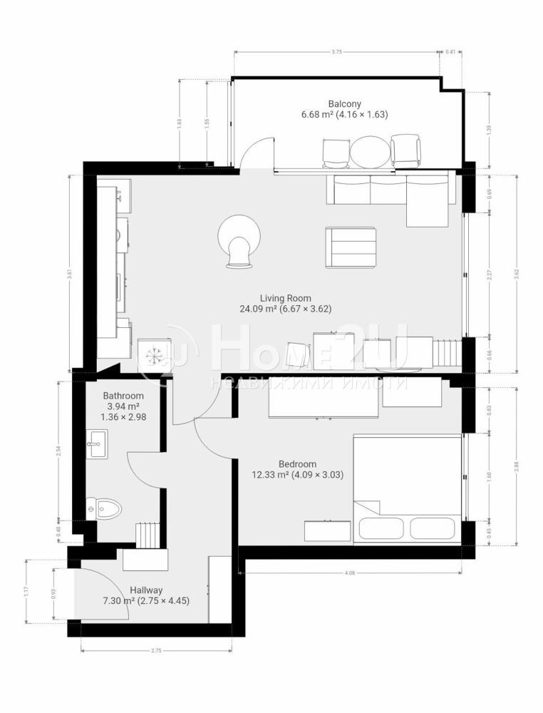 Продава 2-СТАЕН, гр. Варна, к.к. Св.Св. Константин и Елена, снимка 9 - Апартаменти - 53796463