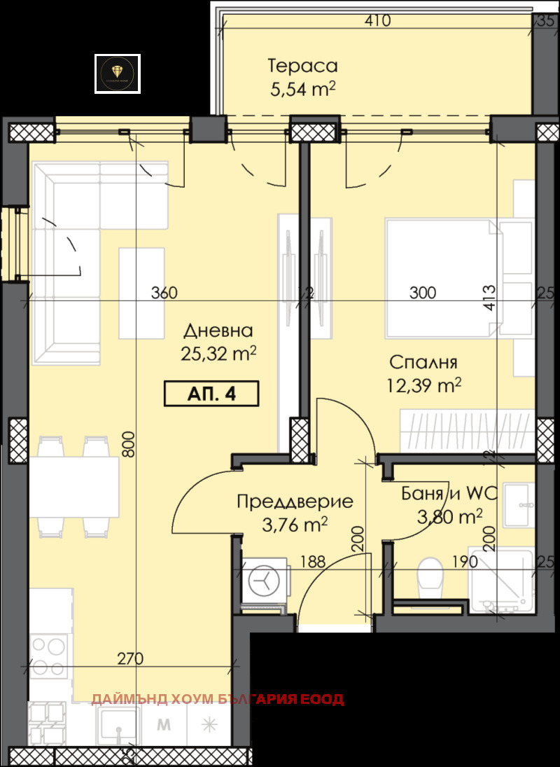 Продава  2-стаен град Пловдив , Тракия , 73 кв.м | 89842580 - изображение [2]