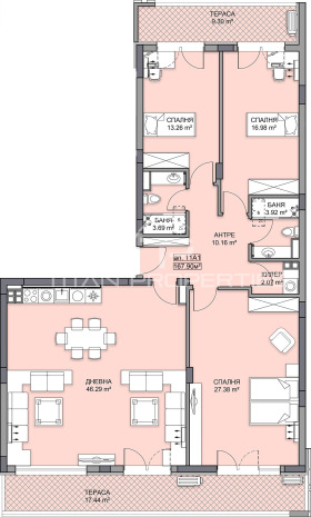 3+ Schlafzimmer Gagarin, Plowdiw 1