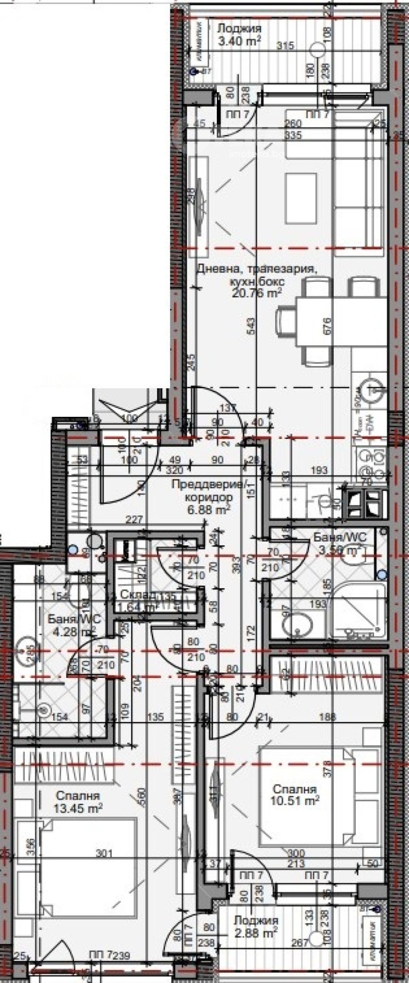 Na prodej  2 ložnice Sofia , Mladost 4 , 97 m2 | 47260291