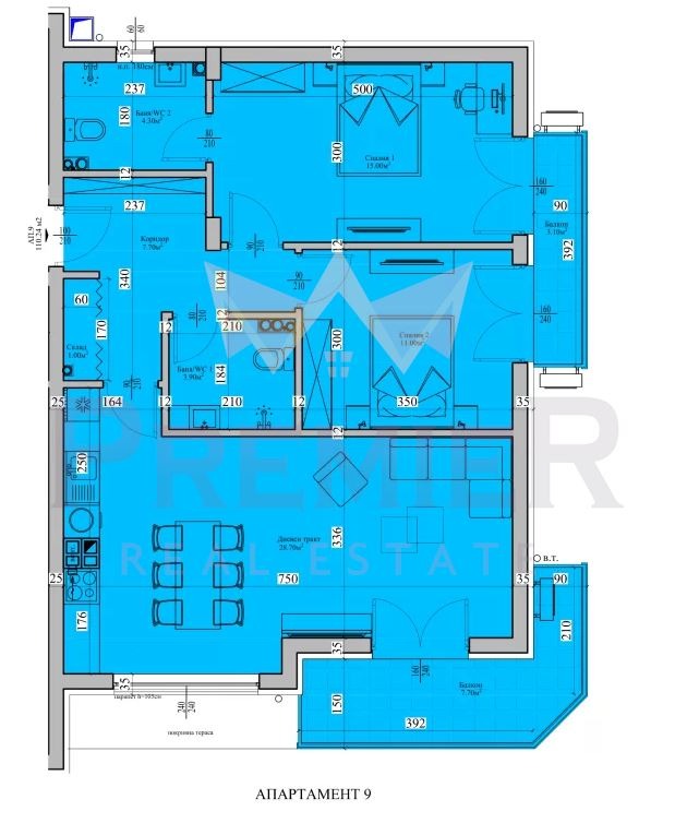 Продава 3-СТАЕН, гр. Варна, Изгрев, снимка 15 - Апартаменти - 55986204