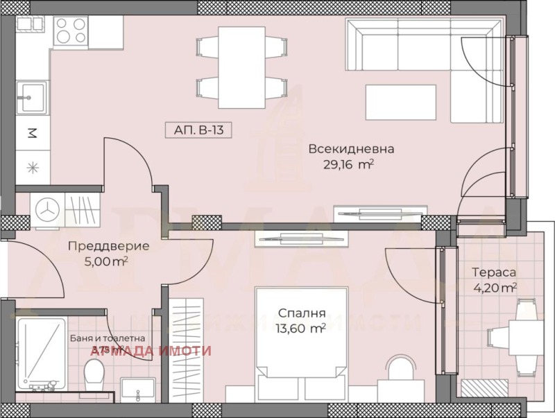 Продава 2-СТАЕН, гр. Пловдив, Остромила, снимка 5 - Aпартаменти - 47099923