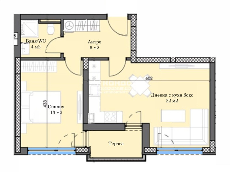 Na sprzedaż  1 sypialnia Plowdiw , Trakija , 73 mkw | 31274170 - obraz [3]