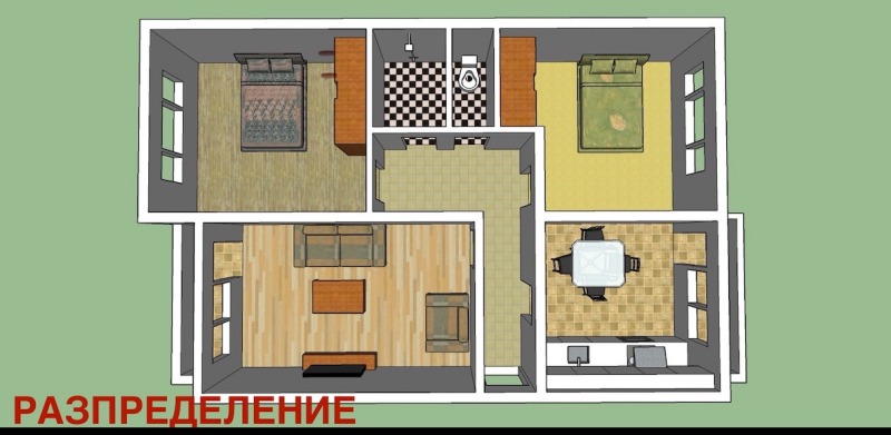 Продава 4-СТАЕН, гр. София, Стрелбище, снимка 2 - Апартаменти - 52161834