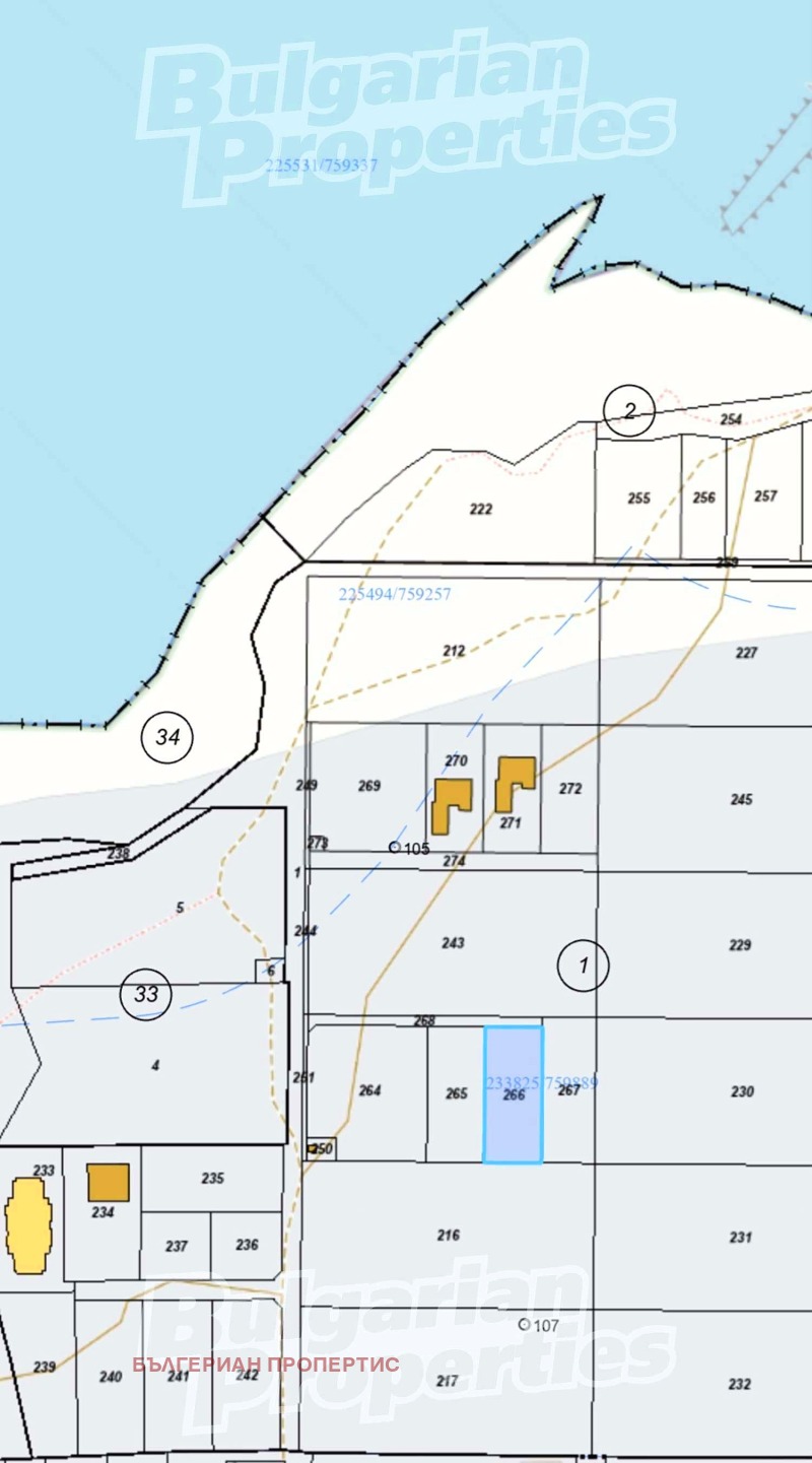 Продава ПАРЦЕЛ, с. Синеморец, област Бургас, снимка 7 - Парцели - 52144241