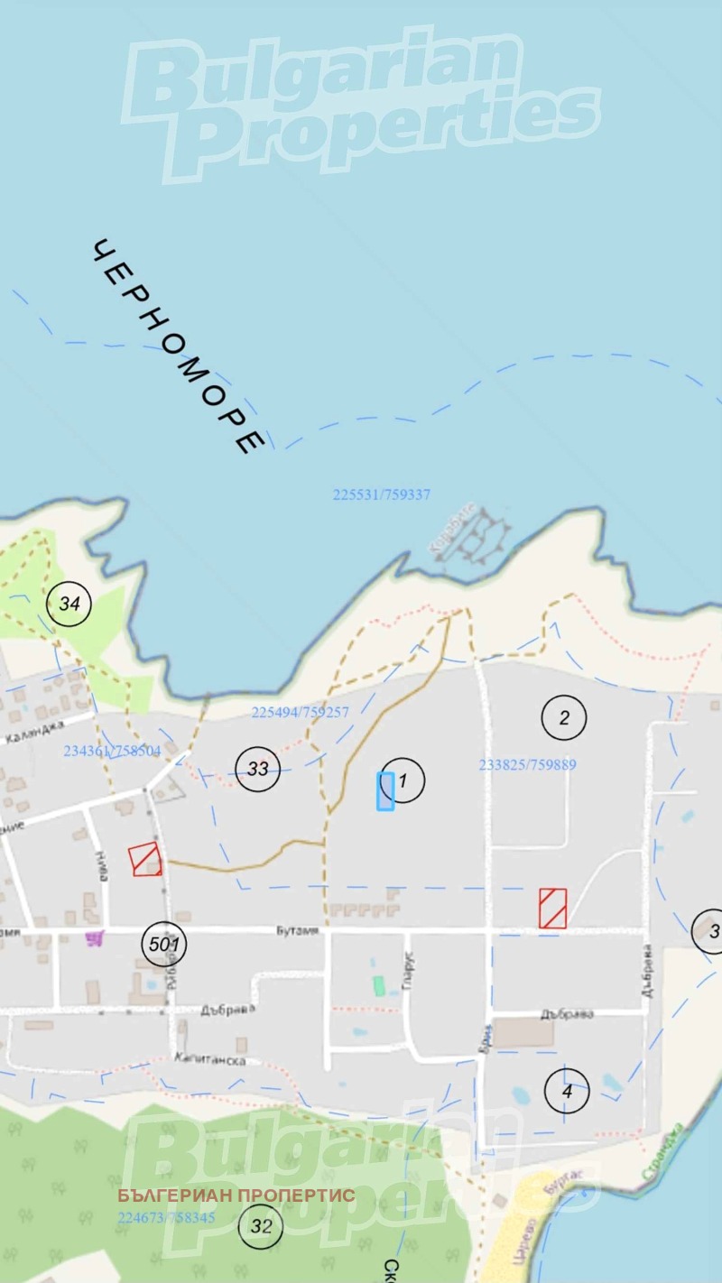 Продава ПАРЦЕЛ, с. Синеморец, област Бургас, снимка 6 - Парцели - 52144241