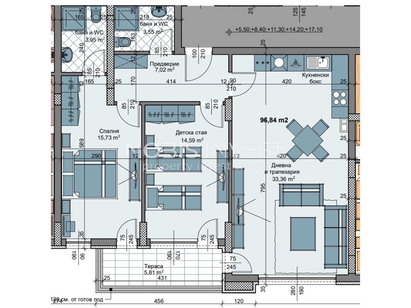 Продава 3-СТАЕН, гр. Пловдив, Тракия, снимка 11 - Апартаменти - 54077615