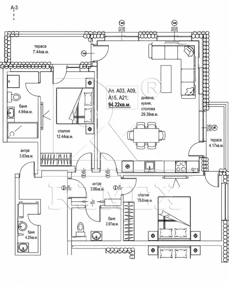 Продава 3-СТАЕН, гр. Пловдив, Кършияка, снимка 2 - Апартаменти - 55444732