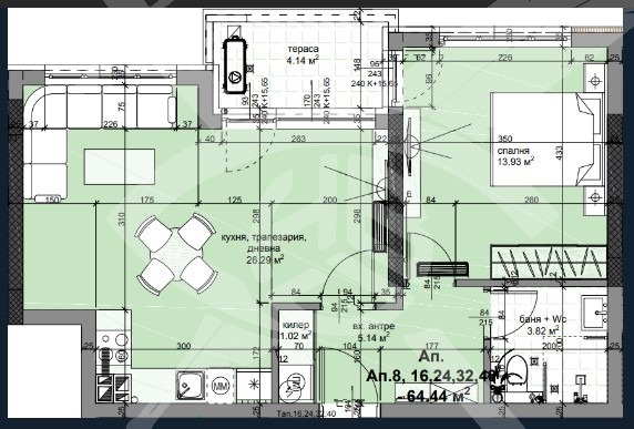 Продава 2-СТАЕН, гр. Пловдив, Кючук Париж, снимка 1 - Aпартаменти - 47502094