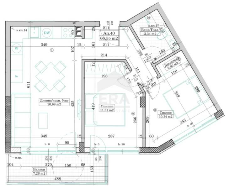 Продава 3-СТАЕН, гр. Варна, Виница, снимка 13 - Aпартаменти - 48100514